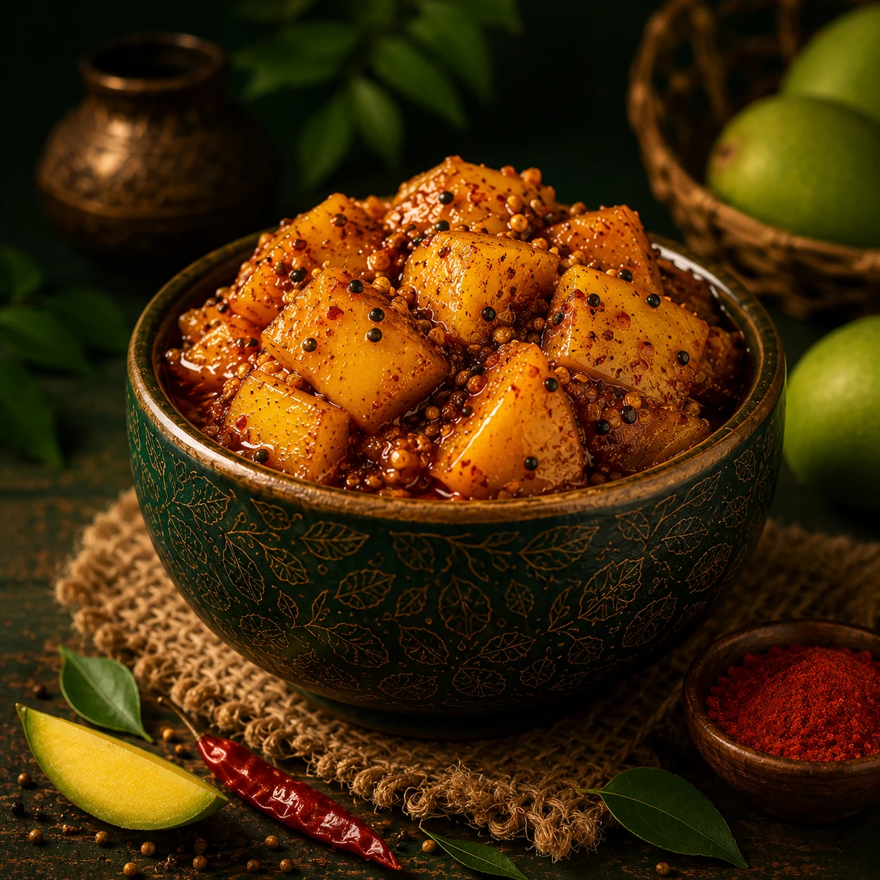টক ঝাল মিষ্টি আমের আচার